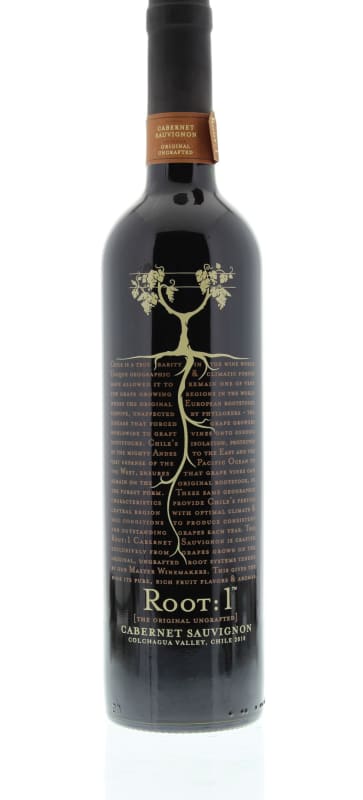 Root:1 Cabernet Sauvignon Reserva 2010 Front Bottle Shot