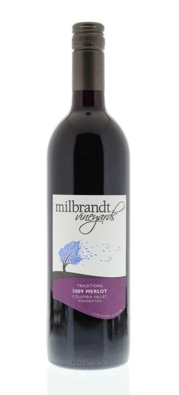 Milbrandt Traditions Merlot 2009 Front Bottle Shot