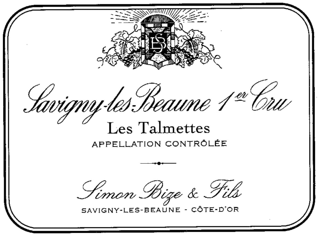 Simon Bize et Fils Savigny-les-Beaune Les Talmettes Premier Cru 2011 Front Label