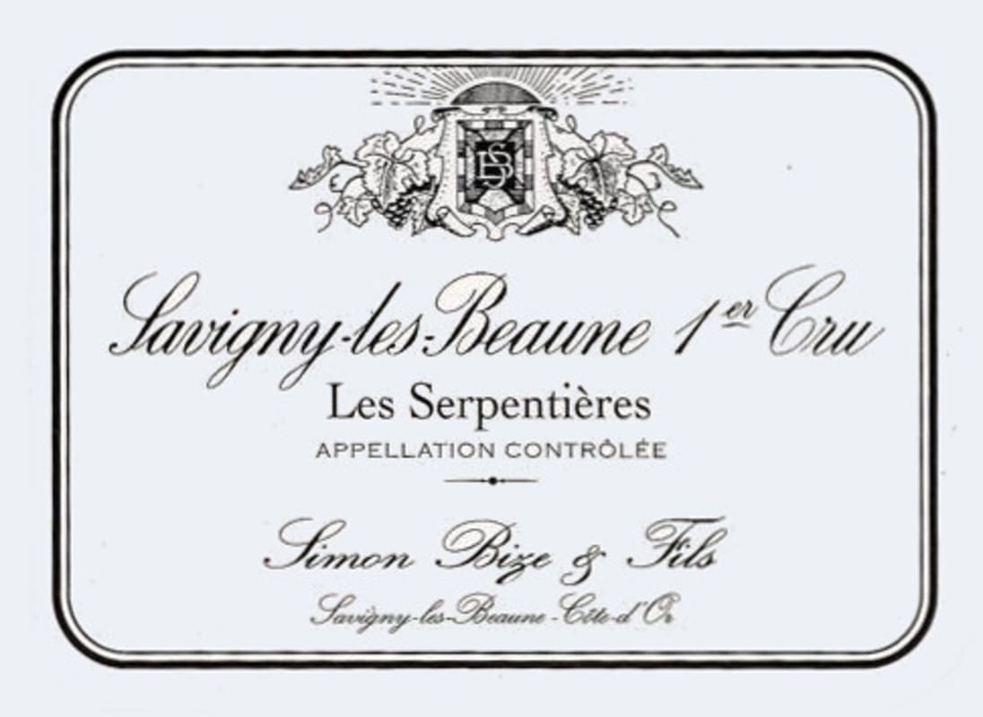 Simon Bize et Fils Savigny-les-Beaune Les Serpentieres Premier Cru 2006 Front Label