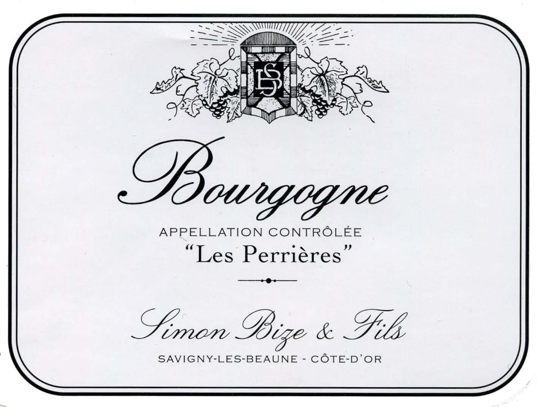 Simon Bize et Fils Bourgogne Les Perrieres 2014 Front Label