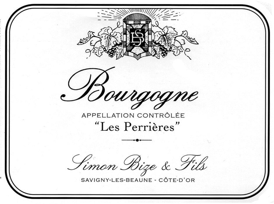 Simon Bize et Fils Bourgogne Les Perrieres 2013 Front Label