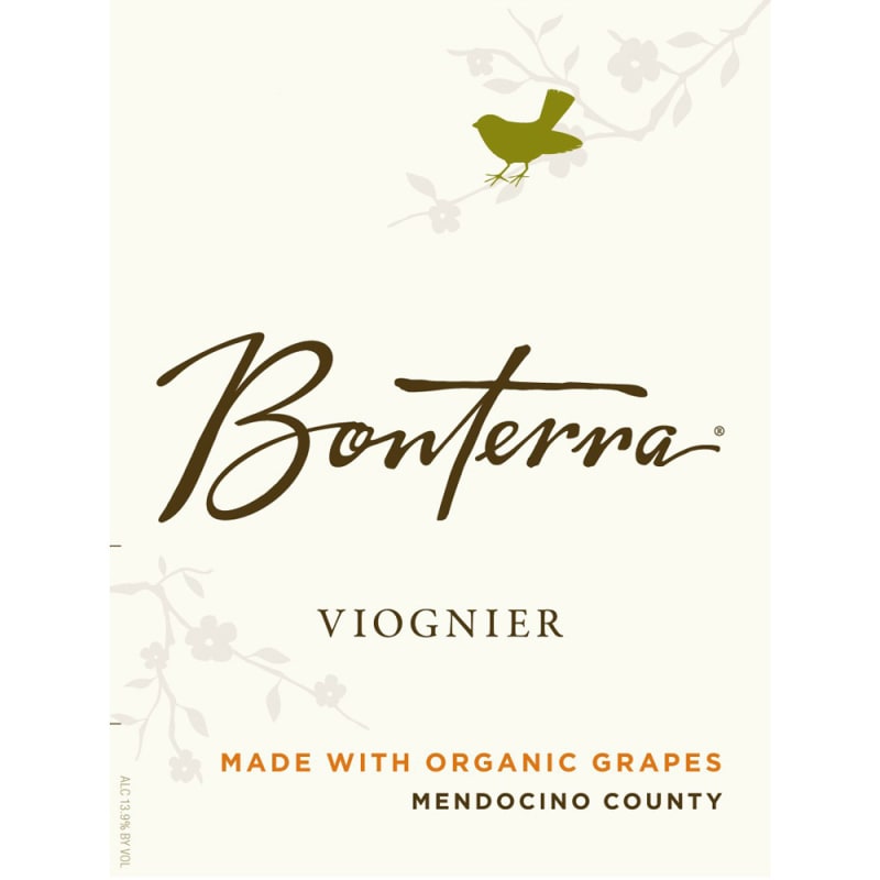 Bonterra Organically Grown Viognier 2010 Front Label