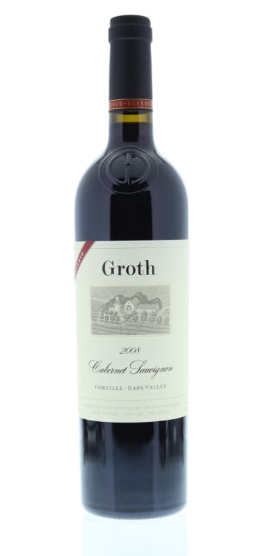 Groth Reserve Cabernet Sauvignon 2008 Front Bottle Shot