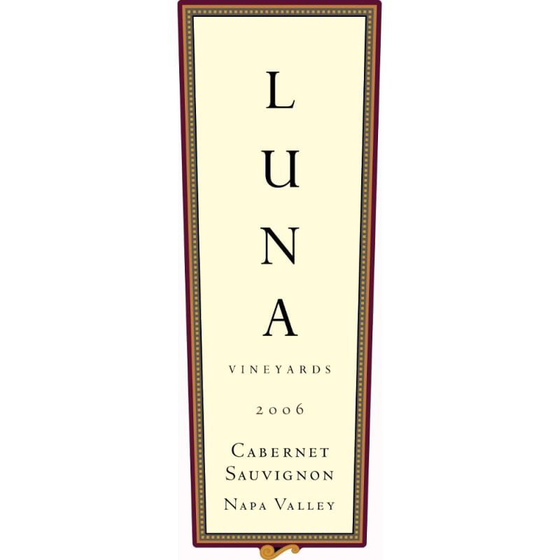 Luna Vineyards Cabernet Sauvignon 2006 Front Label