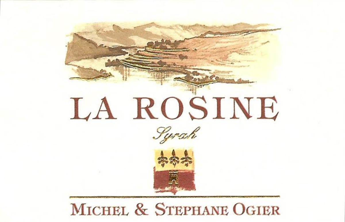 Domaine M & S Ogier La Rosine Syrah 2012 Front Label