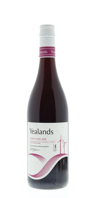 Yealands Pinot Noir 2010 Front Bottle Shot