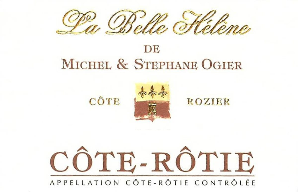 Domaine M & S Ogier Cote Rotie La Belle Helene 2007 Front Label