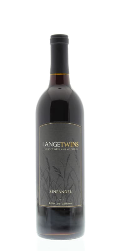 LangeTwins Zinfandel 2010 Front Bottle Shot
