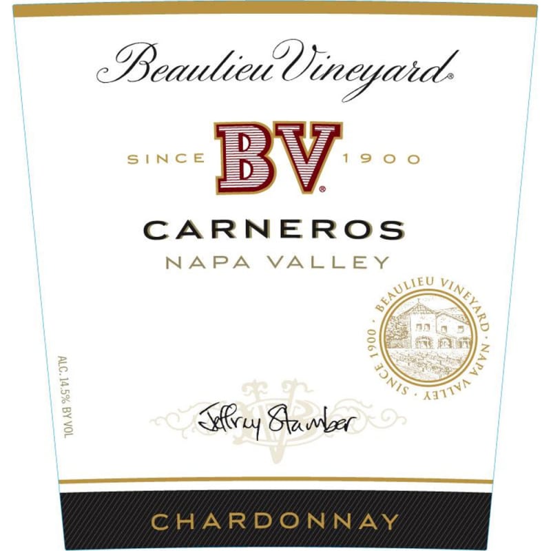 Beaulieu Vineyard Carneros Chardonnay 2009 Front Label