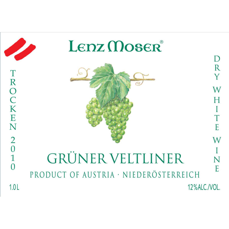 Lenz Moser Heuriger Gruner Veltliner (1 Liter) 2010 Front Label