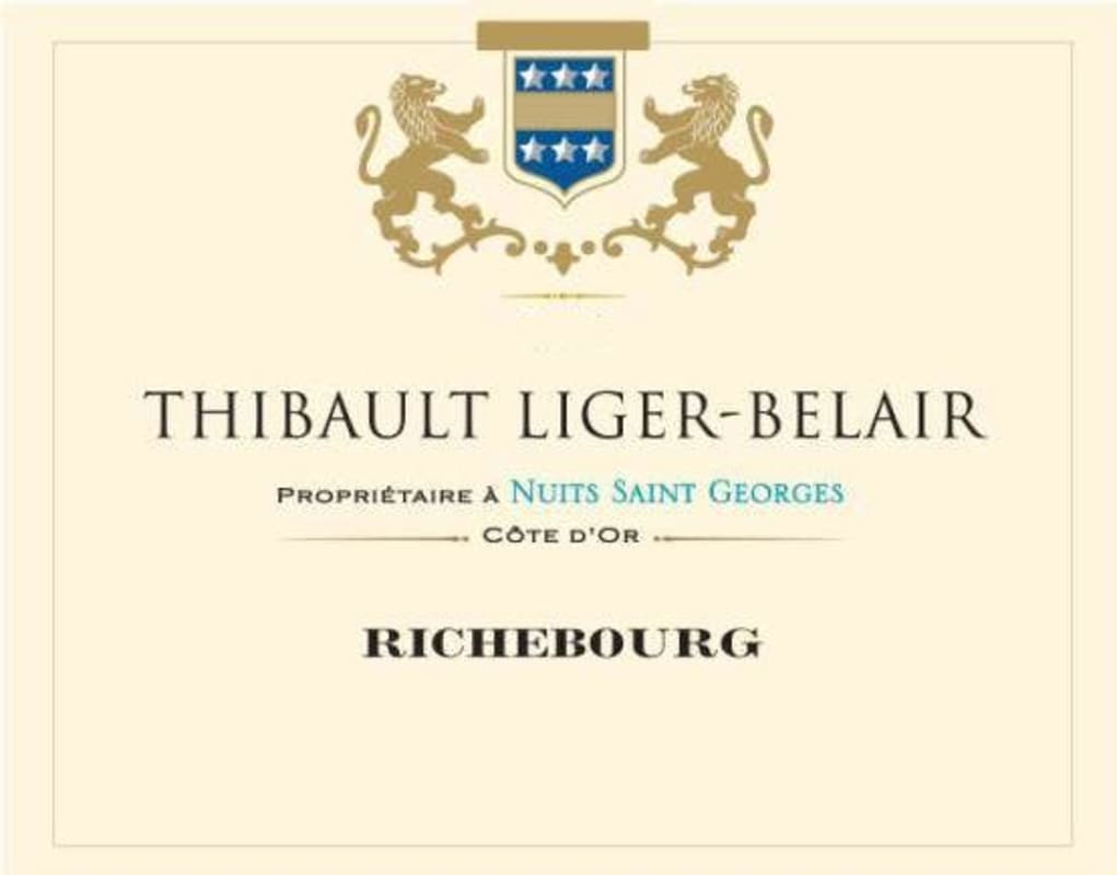 Domaine Thibault Liger-Belair Richebourg Grand Cru 2012 Front Label