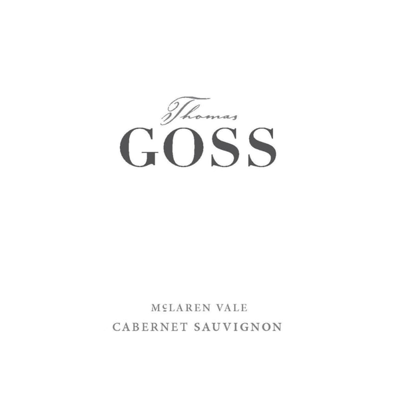 Thomas Goss Cabernet Sauvignon 2010 Front Label