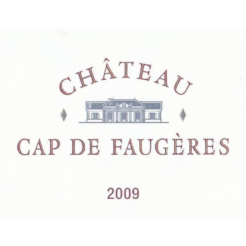 Chateau Cap de Faugeres 2009 Front Label