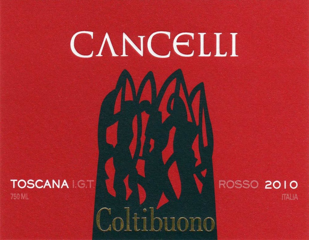 Badia a Coltibuono Cancelli 2010 Front Label