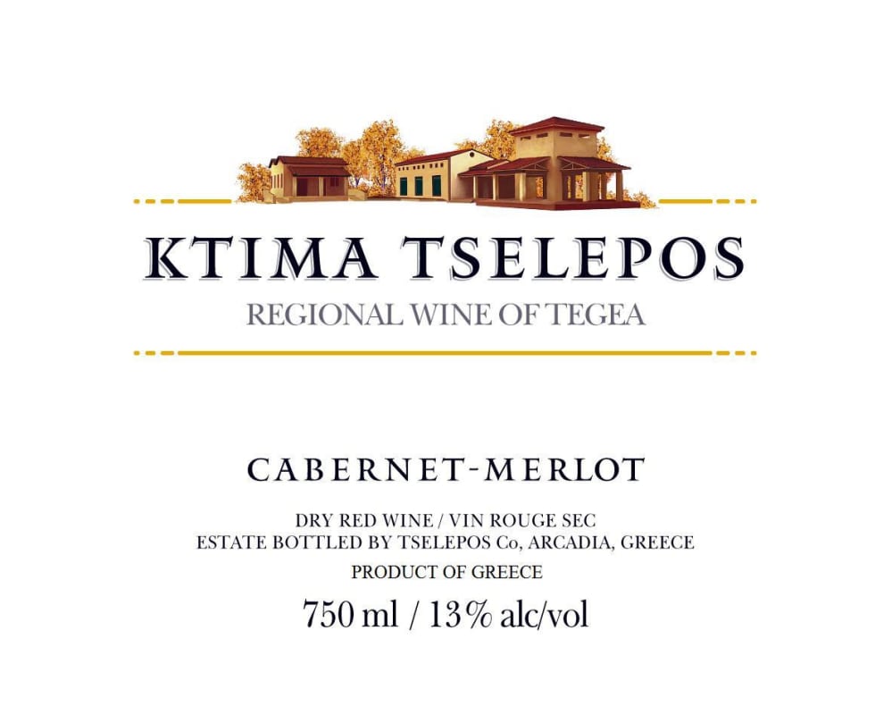 Domaine Tselepos Cabernet Sauvignon-Merlot 2008 Front Label