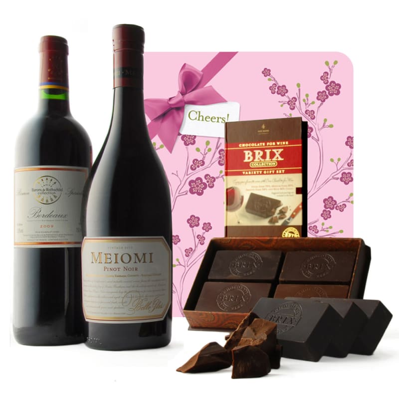 BRIX Chocolate for Bordeaux and Pinot Blossom Set Gift Product Image