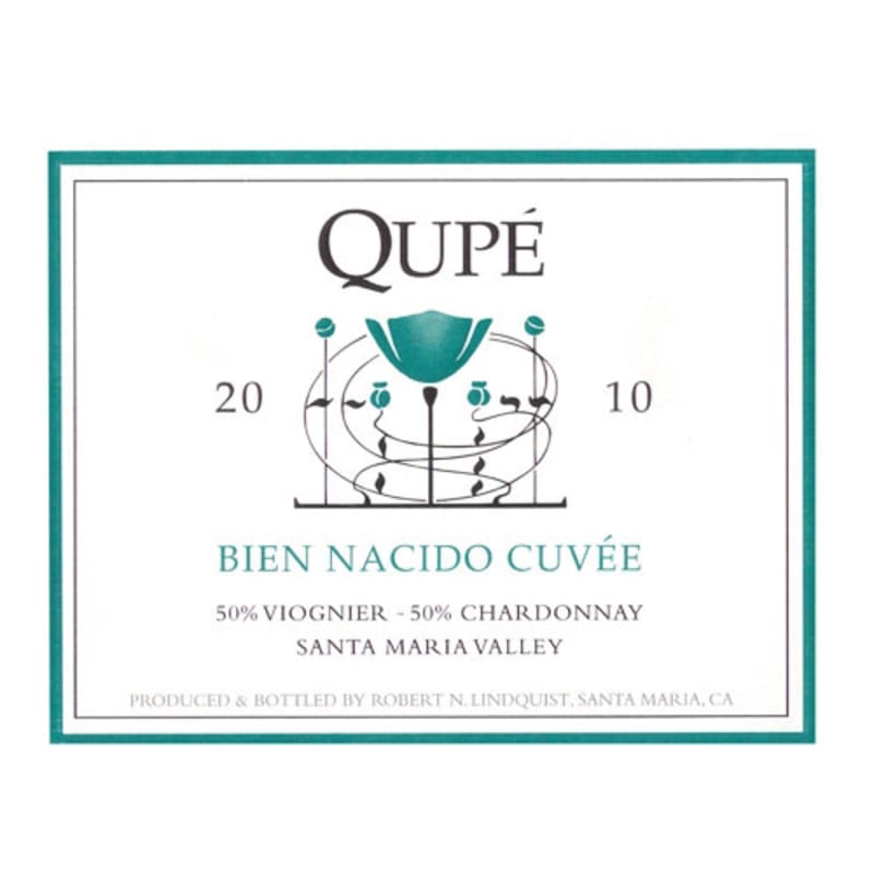 Qupe Bien Nacido Cuvee White 2010 Front Label