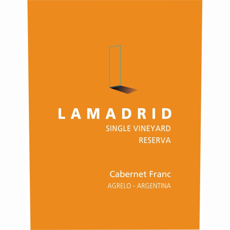 Lamadrid Cabernet Franc Reserva 2009 Front Label