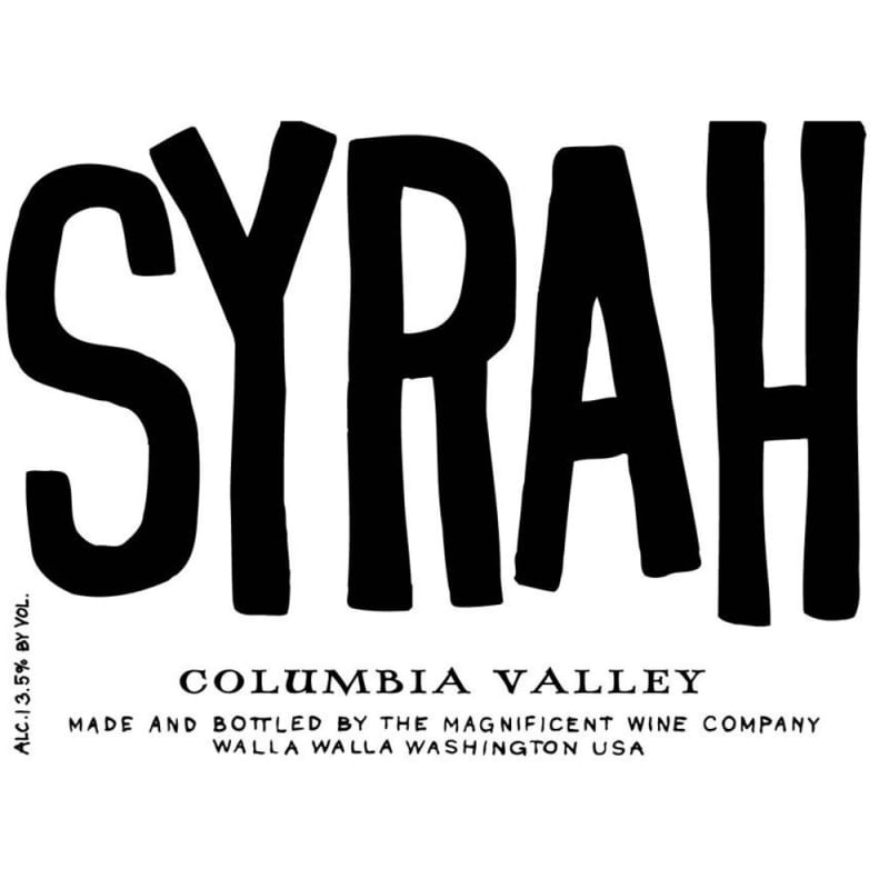 The Magnificent Wine Company Syrah 2008 Front Label
