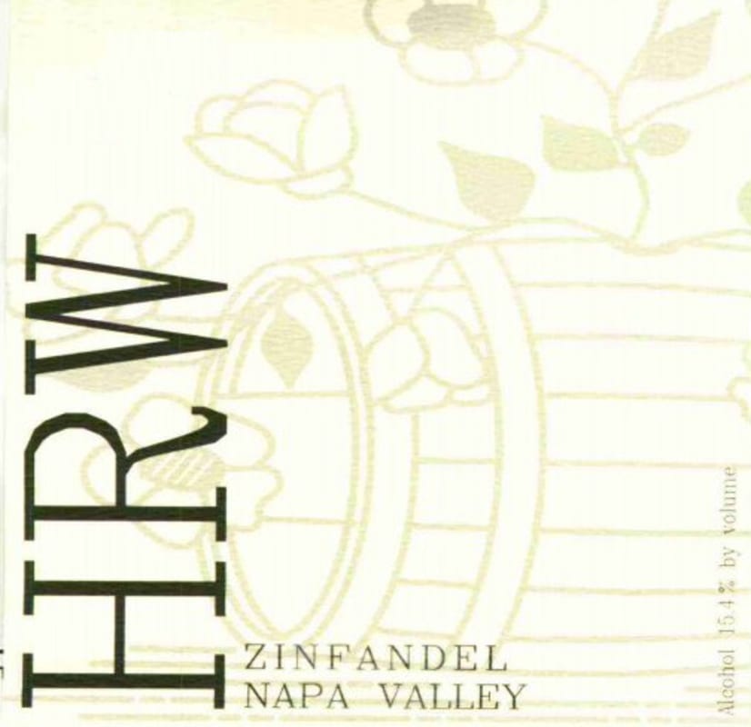 Hendry HRW Zinfandel 2010 Front Label