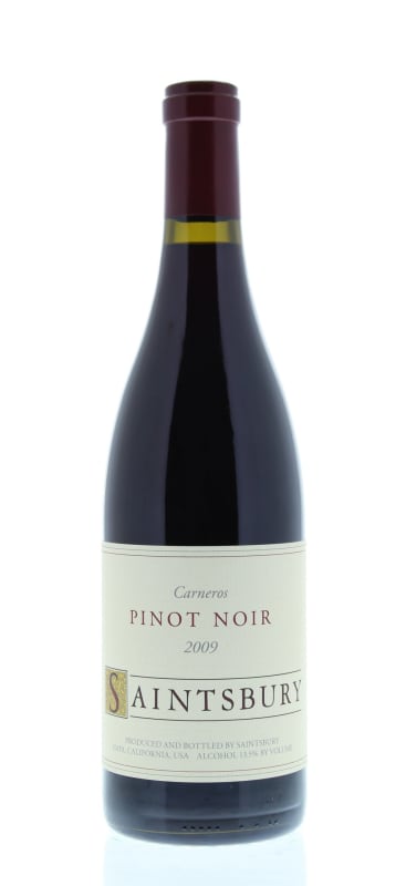 Saintsbury Carneros Pinot Noir 2009 Front Bottle Shot