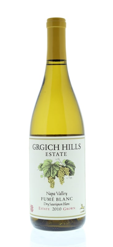 Grgich Hills Estate Fume Blanc 2010 Front Bottle Shot