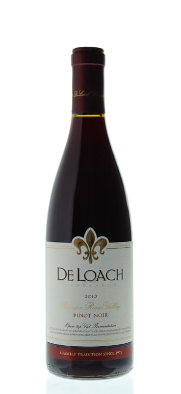 DeLoach Russian River Pinot Noir 2010 Front Bottle Shot