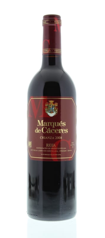 Marques de Caceres Rioja Crianza 2008 Front Bottle Shot