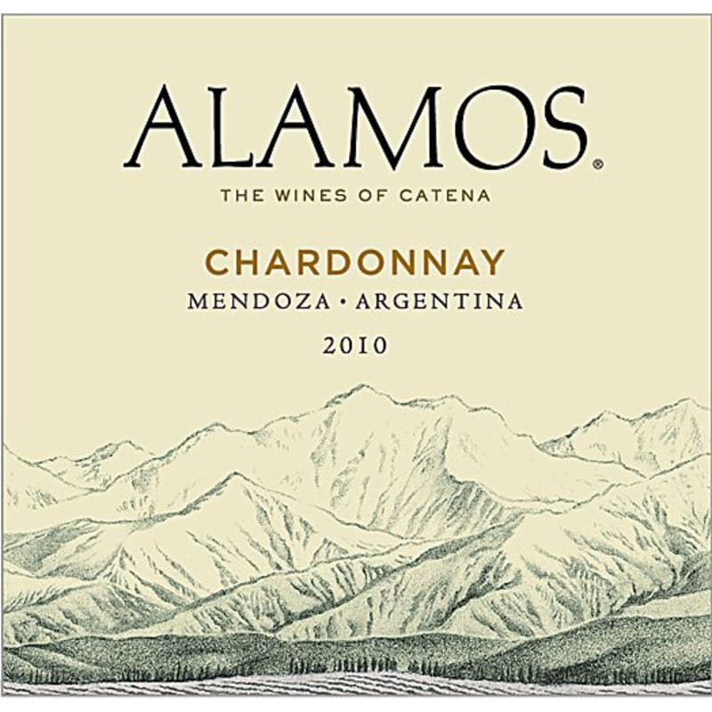 Alamos Chardonnay 2010 Front Label