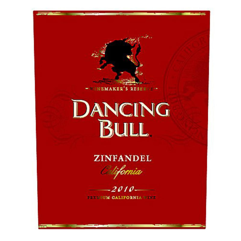 Dancing Bull Zinfandel 2010 Front Label