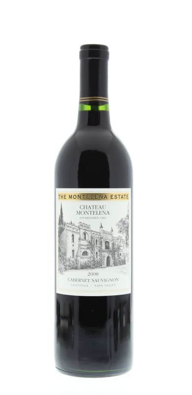 Chateau Montelena Estate Cabernet Sauvignon 2008 Front Bottle Shot