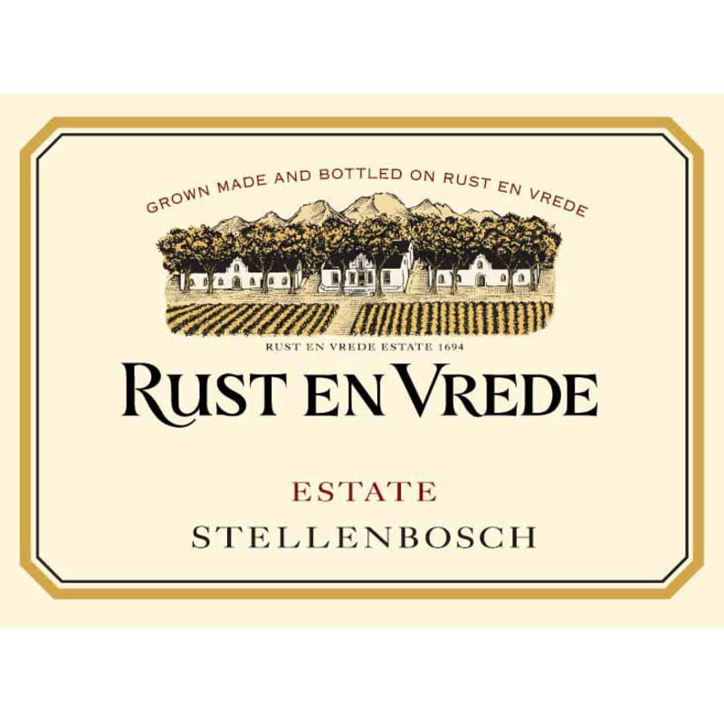 Rust en Vrede Estate Red Blend 2008 Front Label