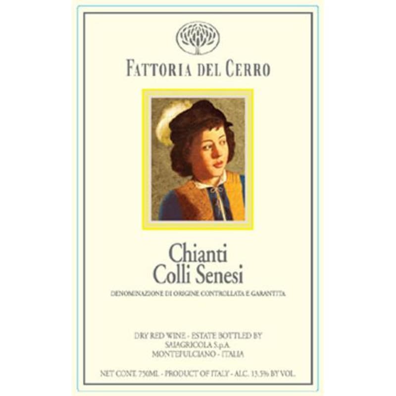 Fattoria del Cerro Chianti Colli Senesi 2009 Front Label