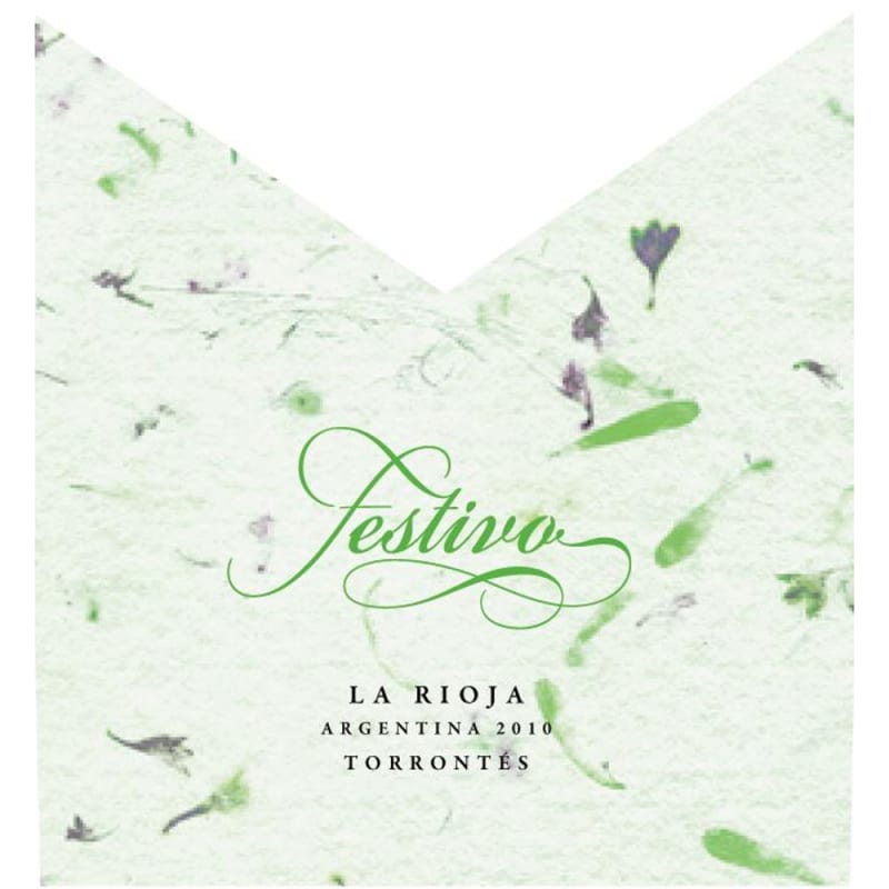 Bodega Monteviejo Festivo Torrontes 2010 Front Label