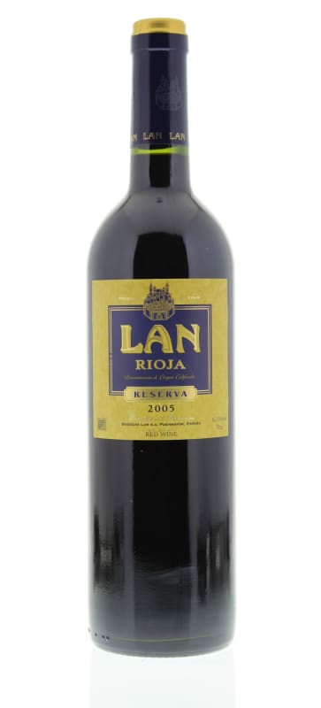 Bodegas Lan Rioja Reserva 2005 Front Bottle Shot