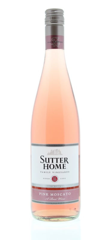 Sutter Home Pink Moscato Front Bottle Shot