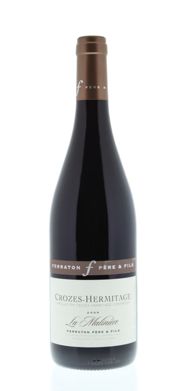 Ferraton Pere & Fils La Matiniere Crozes Hermitage Rouge 2009 Front Bottle Shot