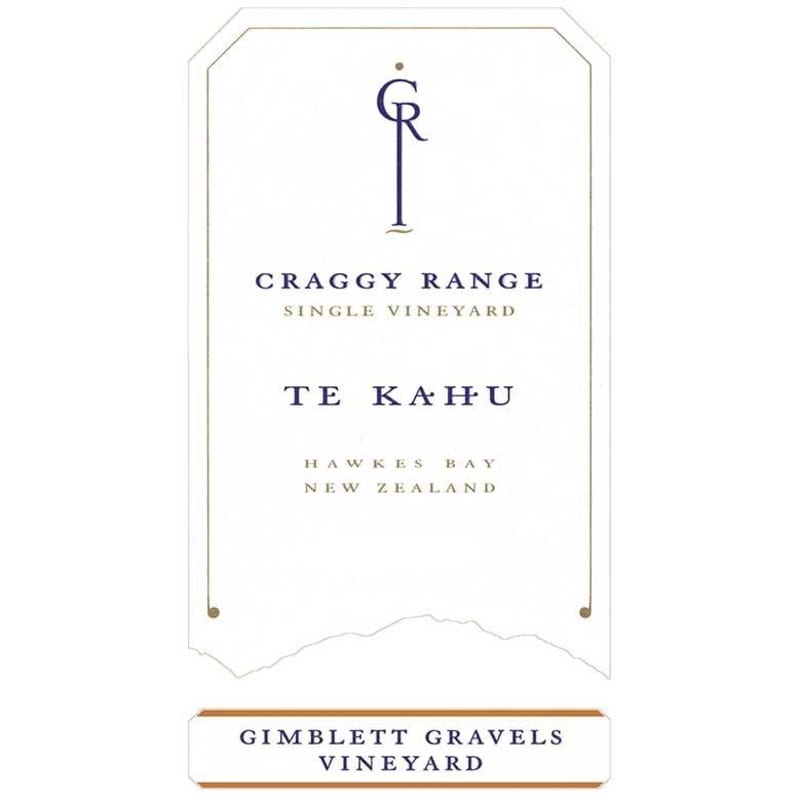 Craggy Range Winery Te Kahu Gimblett Gravels Vineyard 2010 Front Label