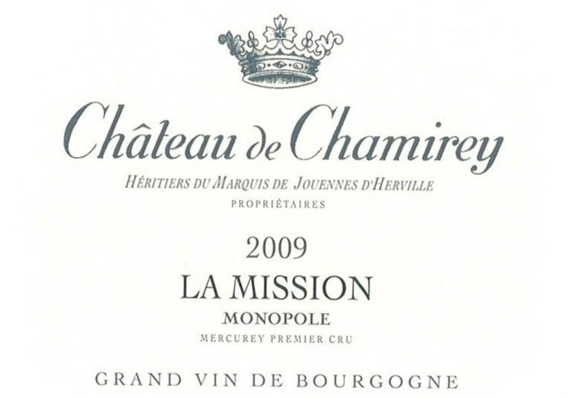 Chateau de Chamirey La Mission Monopole Blanc 2009 Front Label