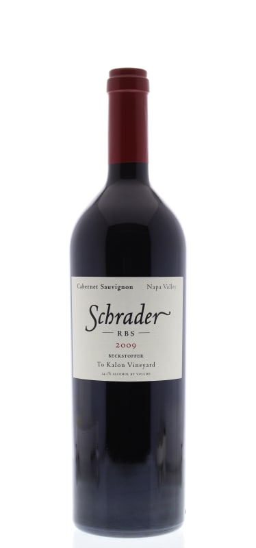 Schrader RBS To Kalon Vineyard Cabernet Sauvignon 2009 Front Bottle Shot
