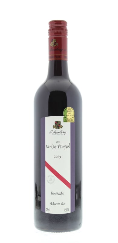 d'Arenberg The Derelict Vineyard Grenache 2009 Front Bottle Shot