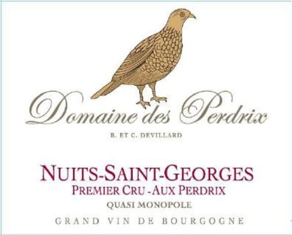 Domaine des Perdrix Nuits-Saint-Georges Aux Perdix Premier Cru 2011 Front Label