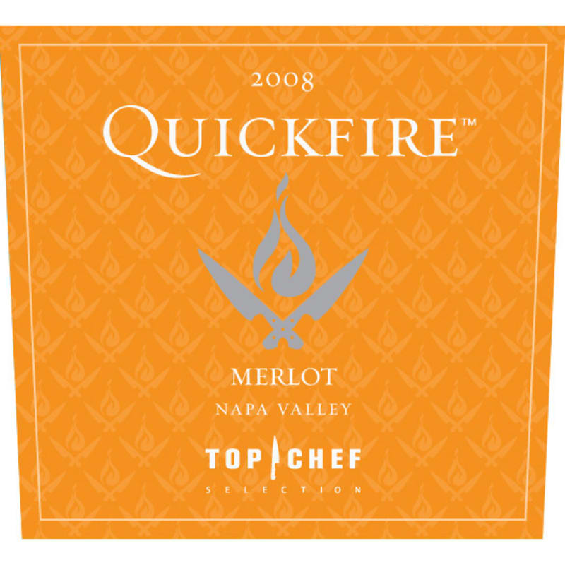 Top Chef Quickfire Merlot 2008 Front Label