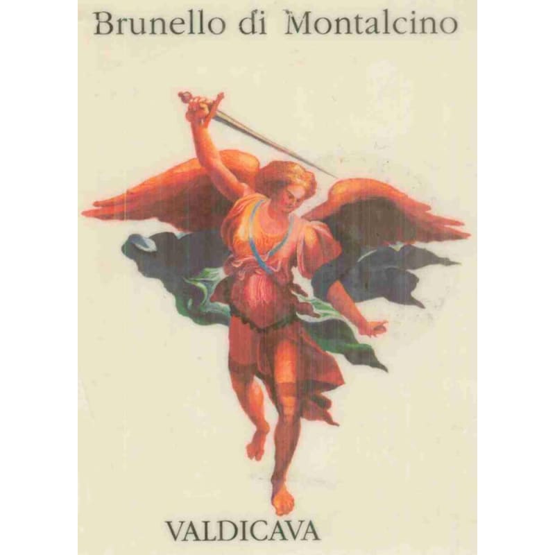 Valdicava Brunello di Montalcino (Magnum - chipped wax cap) 2004 Front Label