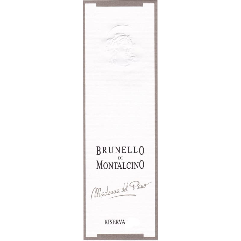 Valdicava Madonna del Piano Brunello di Montalcino Riserva (3 Liter Bottle) 2006 Front Label