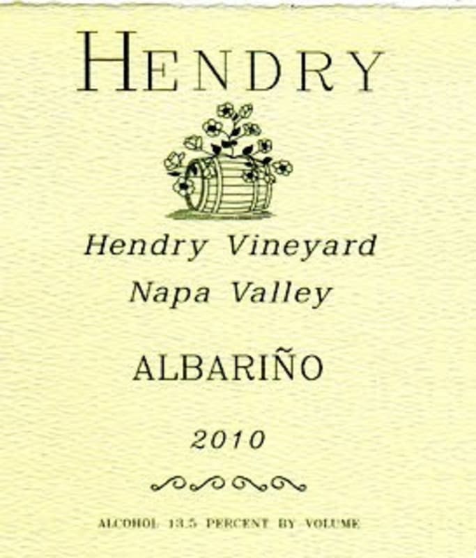 Hendry Albarino 2010 Front Label