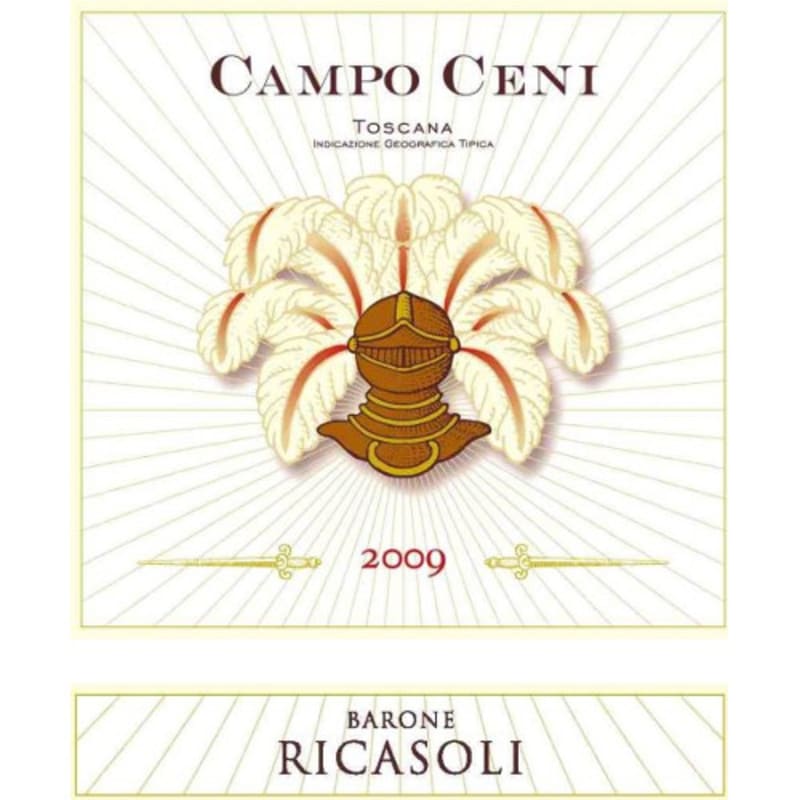 Barone Ricasoli Campo Ceni Toscana 2009 Front Label