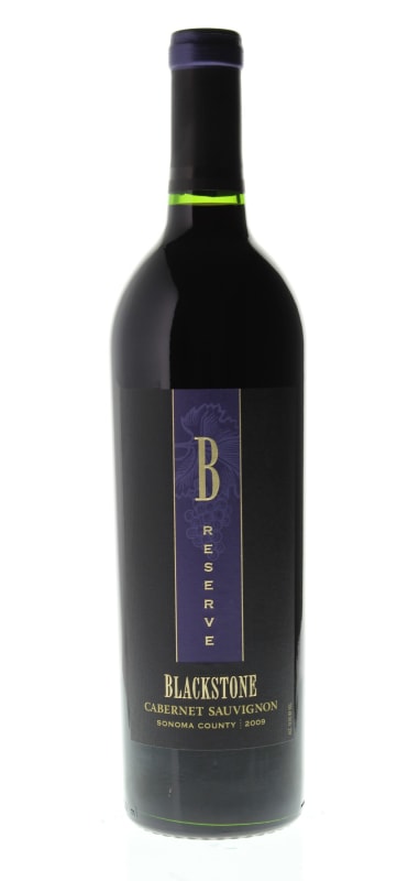 Blackstone Sonoma Reserve Cabernet Sauvignon 2009 Front Bottle Shot