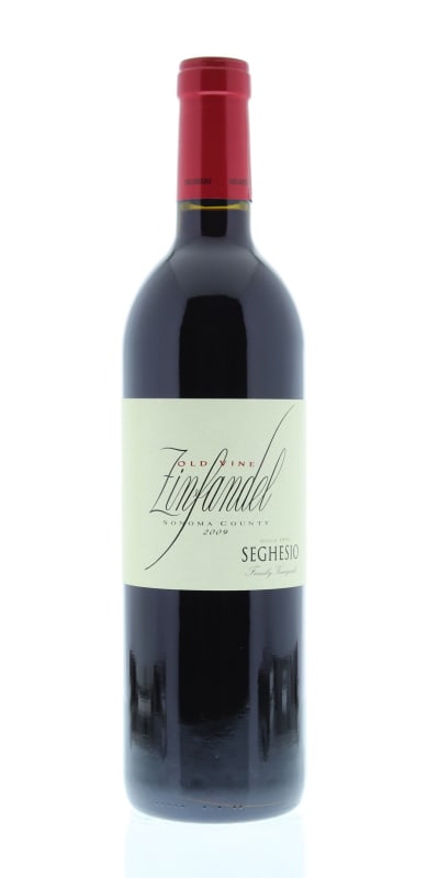 Seghesio Old Vine Zinfandel 2009 Front Bottle Shot